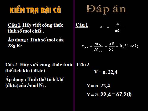 Bài 20. Tỉ khối của chất khí