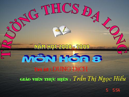 Bài 40. Dung dịch