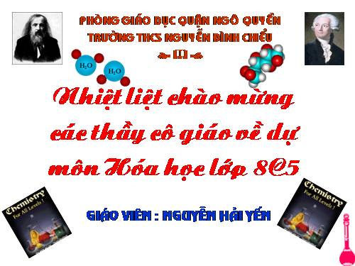 Bài 33. Điều chế khí hiđro - Phản ứng thế