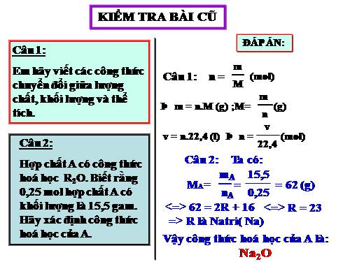 Bài 20. Tỉ khối của chất khí