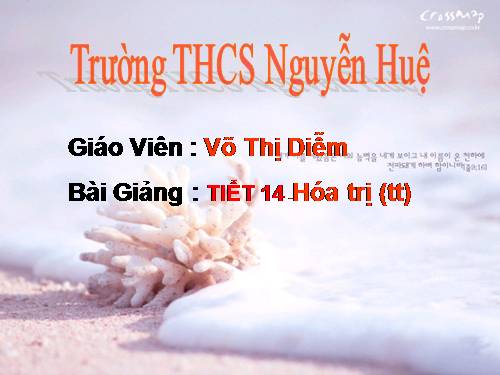 Bài 10. Hoá trị