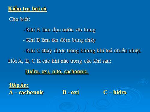 Bài 31. Tính chất - Ứng dụng của hiđro