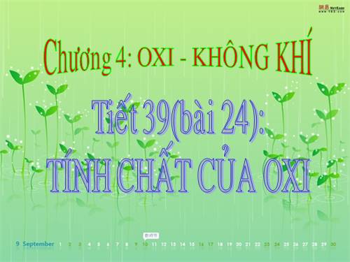 Bài 24. Tính chất của oxi