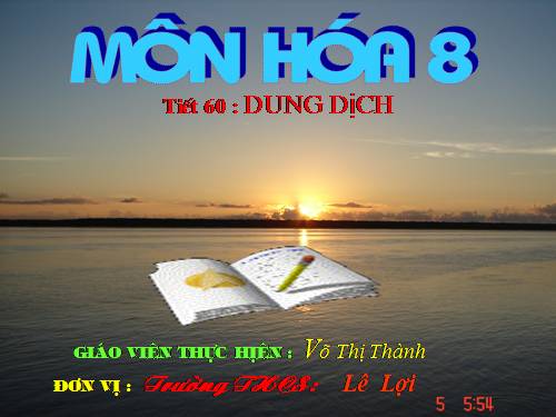 Bài 41. Độ tan của một chất trong nước