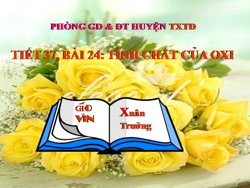 Bài 24. Tính chất của oxi