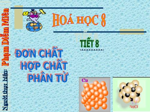 Bài 6. Đơn chất và hợp chất - Phân tử