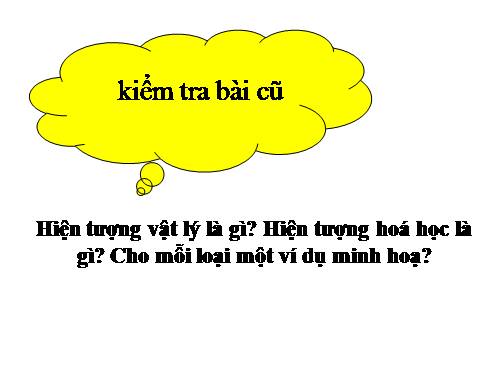 Bài 13. Phản ứng hoá học
