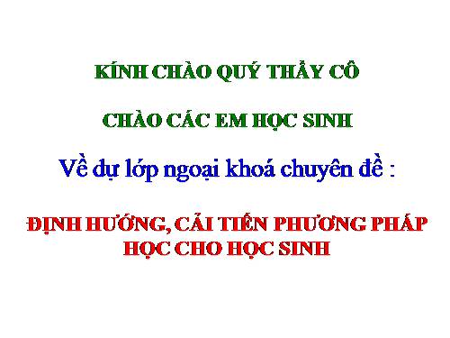 Chuyên đề cấp Huyện