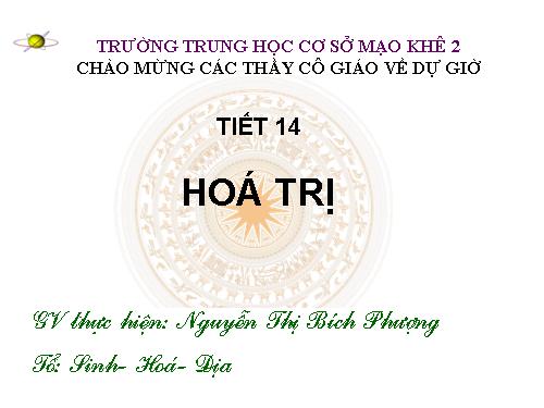 Bài 10. Hoá trị