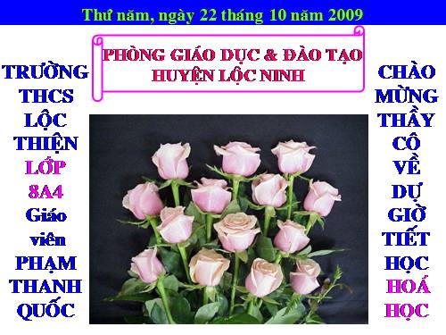 Bài 16. Phương trình hoá học