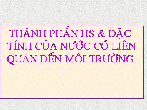 Bài 36. Nước