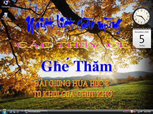 Bài 20. Tỉ khối của chất khí