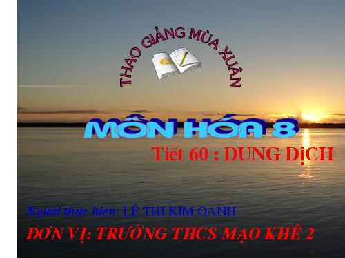 Bài 40. Dung dịch