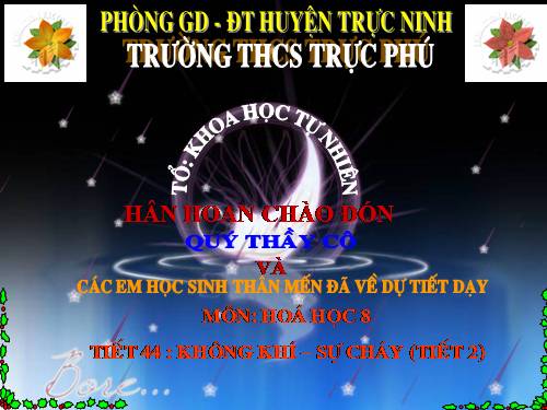 Bài 28. Không khí - Sự cháy