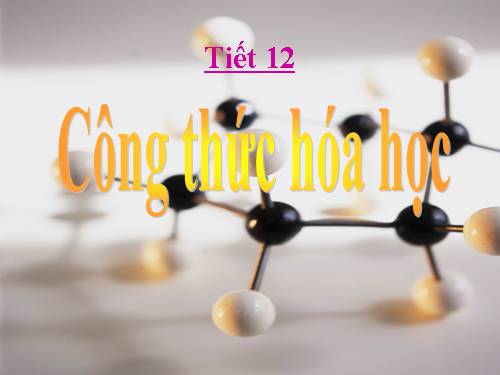 Bài 9. Công thức hoá học