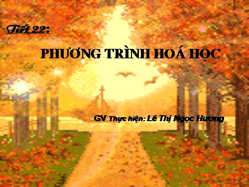 Bài 16. Phương trình hoá học