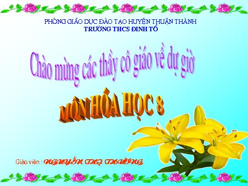 Bài 16. Phương trình hoá học