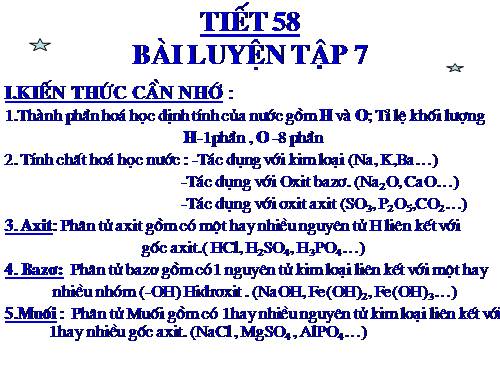 Bài 38. Bài luyện tập 7
