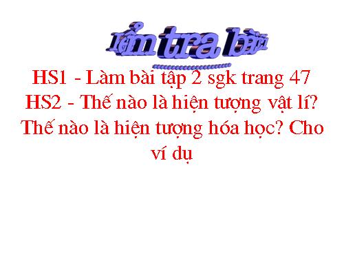 Bài 13. Phản ứng hoá học