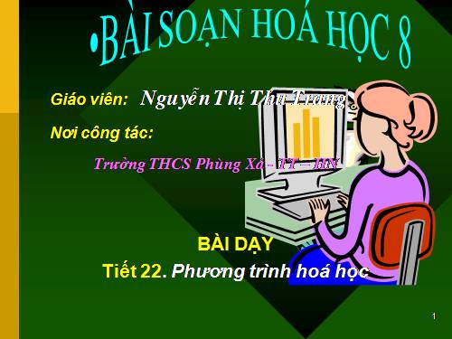 Bài 16. Phương trình hoá học