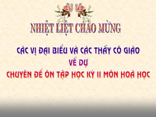 Tiết - ôn tập học kỳ II