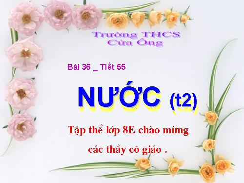 Bài 36. Nước