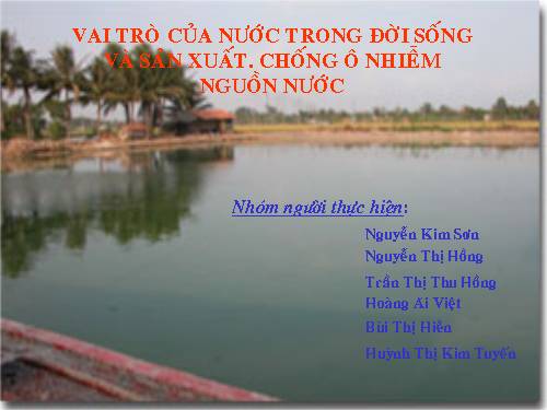 Bài 36. Nước