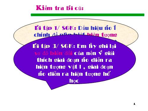 Bài 13. Phản ứng hoá học