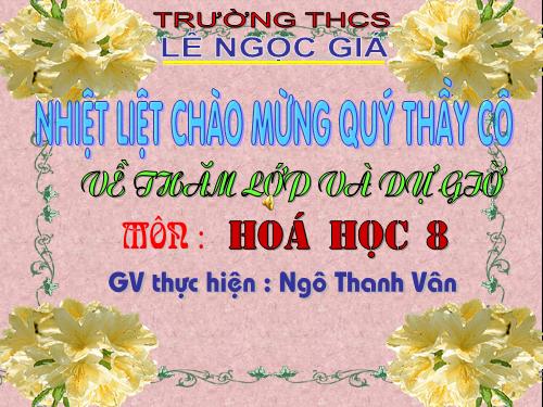 Bài 20. Tỉ khối của chất khí