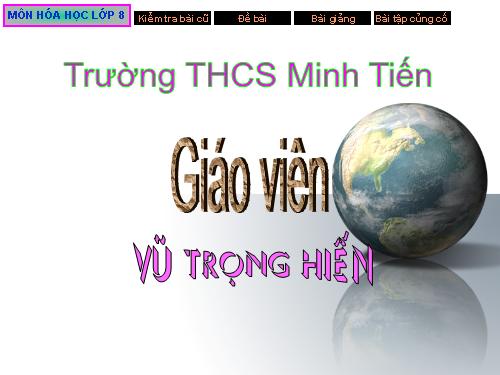 Bài 22. Tính theo phương trình hoá học