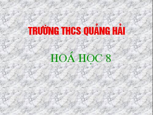 Bài 22. Tính theo phương trình hoá học