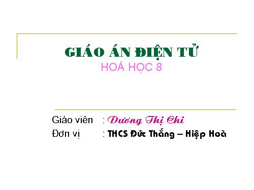 Bài 13. Phản ứng hoá học