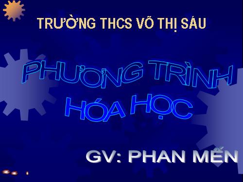 Bài 16. Phương trình hoá học