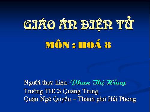 Bài 32. Phản ứng oxi hoá - khử