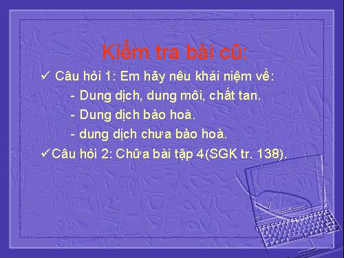 Bài 41. Độ tan của một chất trong nước