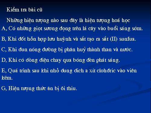 Bài 13. Phản ứng hoá học