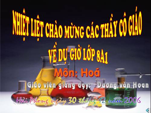 Bài 22. Tính theo phương trình hoá học