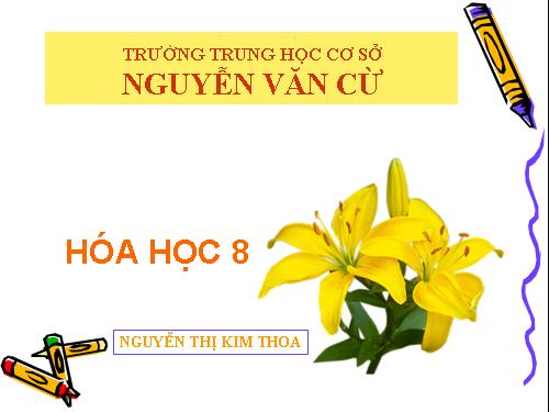 Bài 13. Phản ứng hoá học