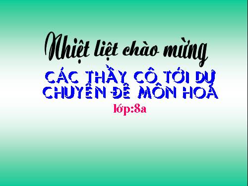 Bài 13. Phản ứng hoá học