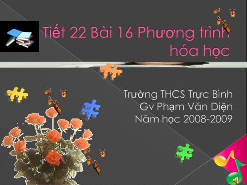 Bài 16. Phương trình hoá học