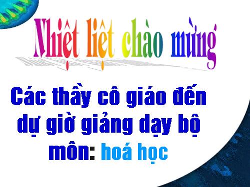 Bài 33. Điều chế khí hiđro - Phản ứng thế