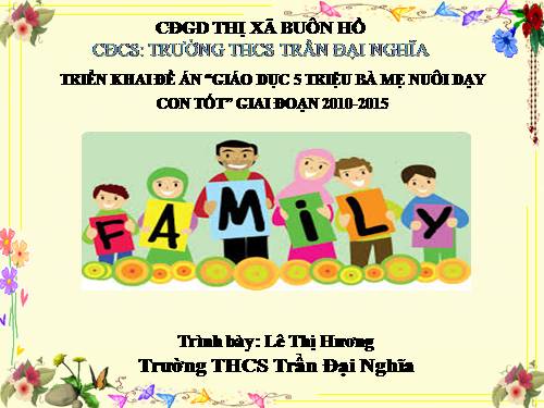 đề án 704 gd 5 triệu bà mẹ nuôi dạy con tốt