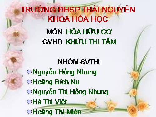 hóa hữu cơ, alcaloit