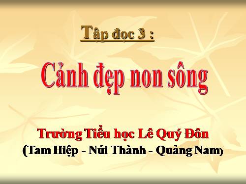 TD3 Canh dep non song