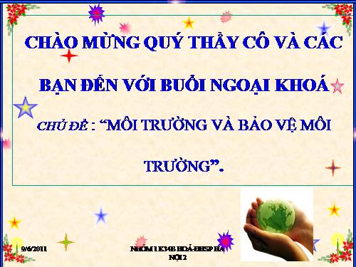 tro choi o chu ve moi truong va hoa hoc