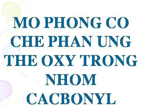 CO CHE PHAN UNG CONG