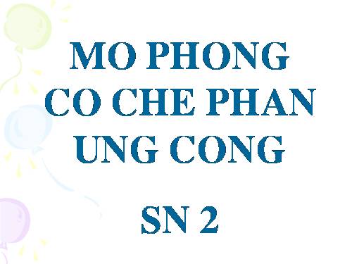 CO CHE PHAN UNG SN2