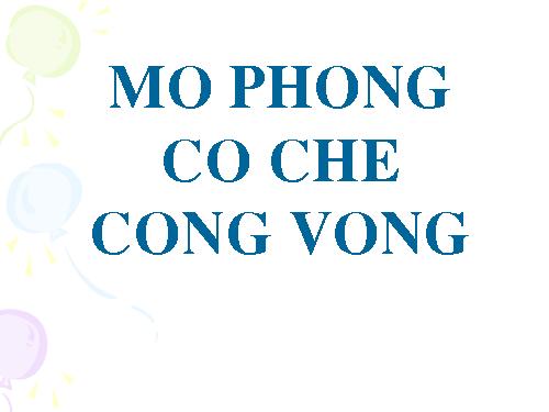 CO CHE PHAN UNG CONG VONG ANDO.....