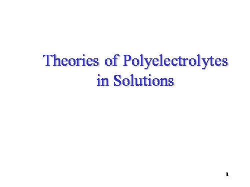 Polyelectrolyte