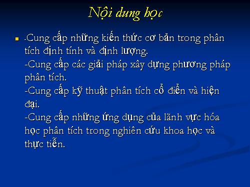 phân tích thực phẩm